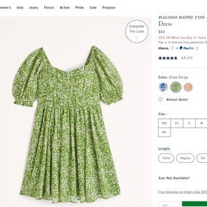 Ruched Ruffle Puff Sleeve Mini Dress